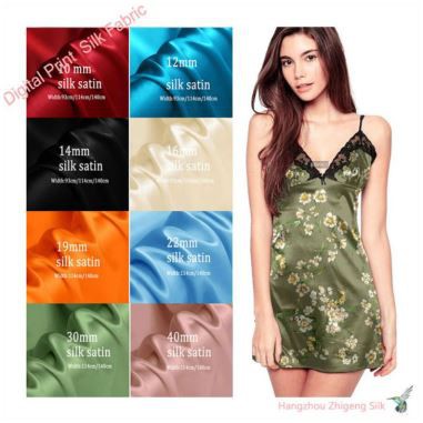 Print Silk Satin Fabric